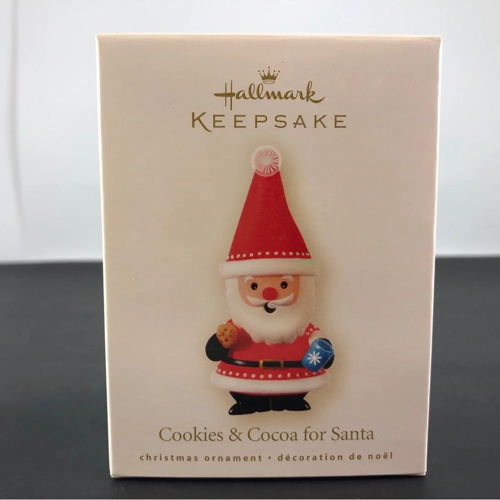 Hallmark Keepsake Ornament 2008 Cookies & Cocoa for Santa Handcrafted‎ Ornament